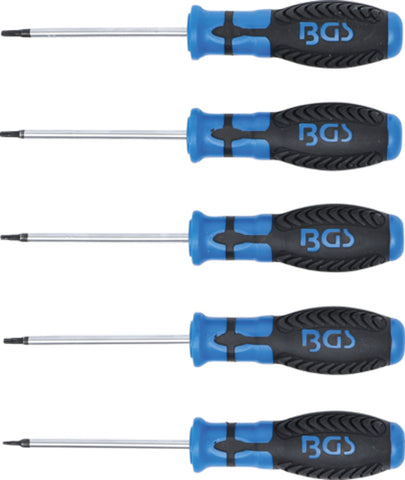 Kit De 5 Desarmadores Para Torx Con Perforación | Bgs 6826